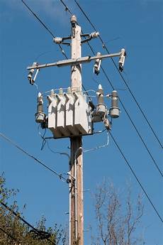 Transformer On Electric Pole